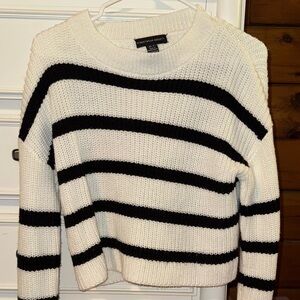 Streetwear Society Monochrome Striped Sweater